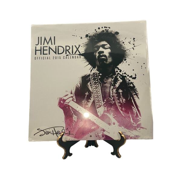 Authentic Jimi Hendrix Wall Calendar 2015 New Sealed Collectors Item Memorabilia - Picture 4 of 7